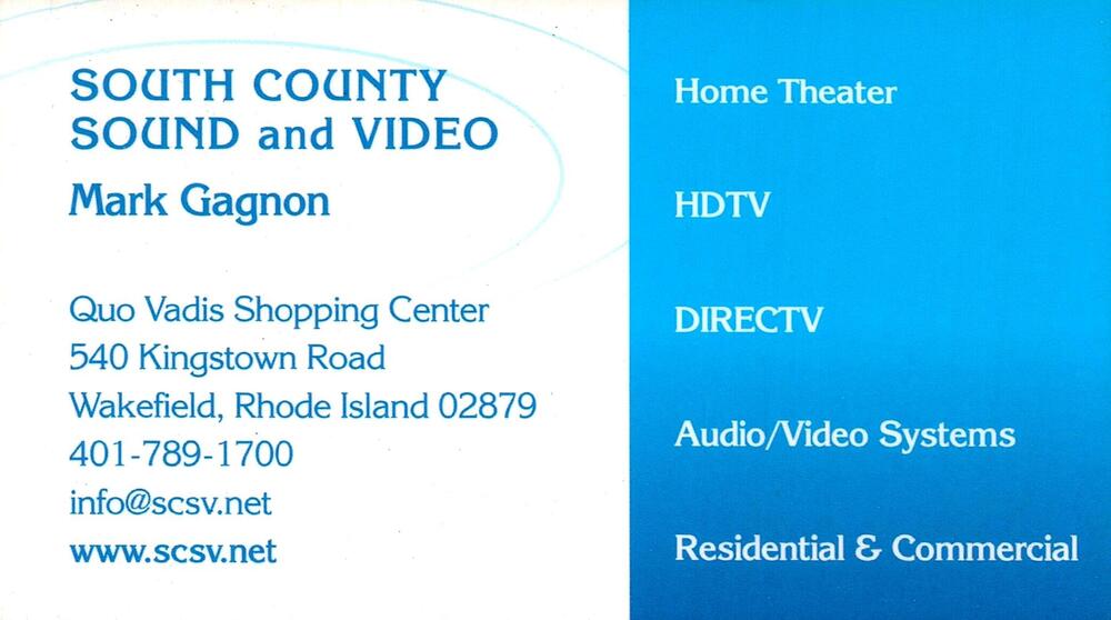 South County Sound and Video