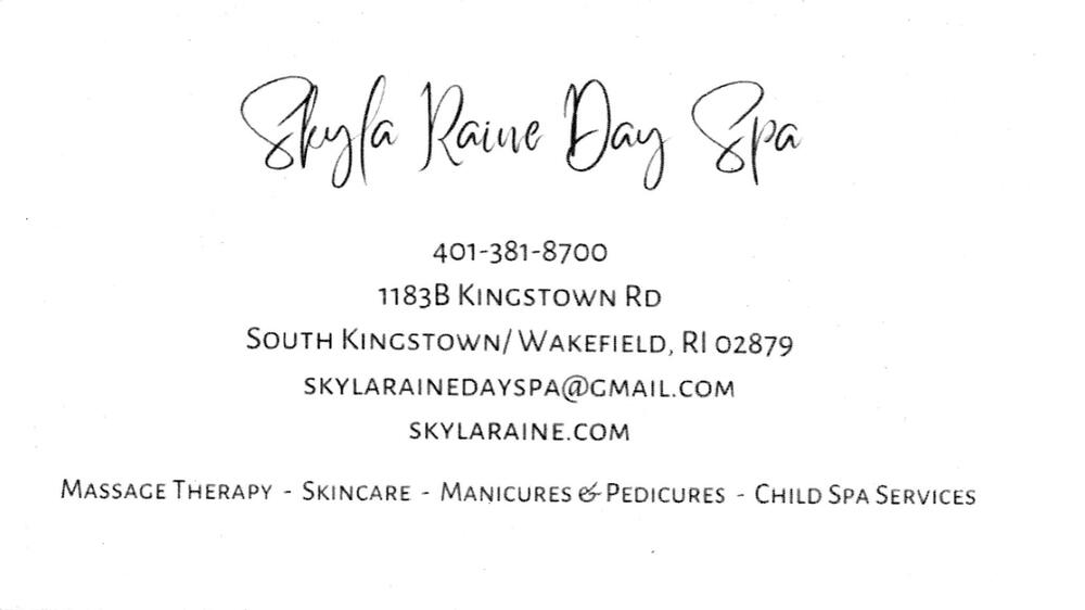 Skyla Raine Day Spa