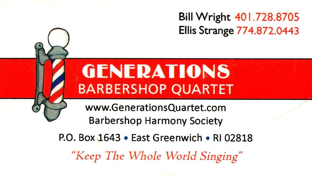 Generations Barbershop Quartet