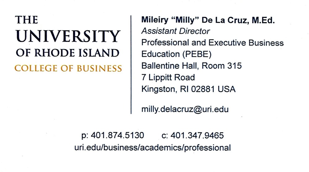 University of Rhode Island College of Business