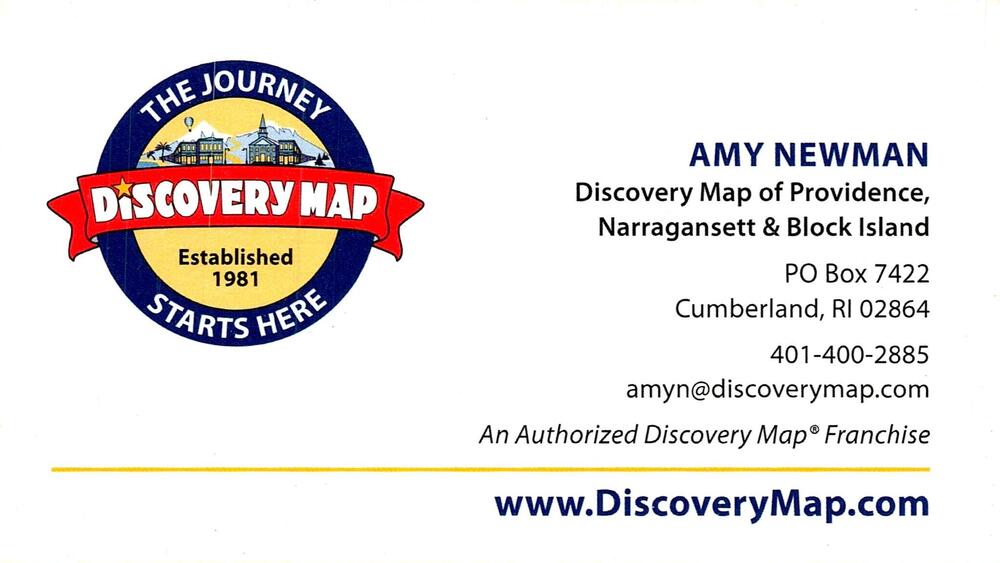 Discovery Map of Providence, Narragansett & Block Island