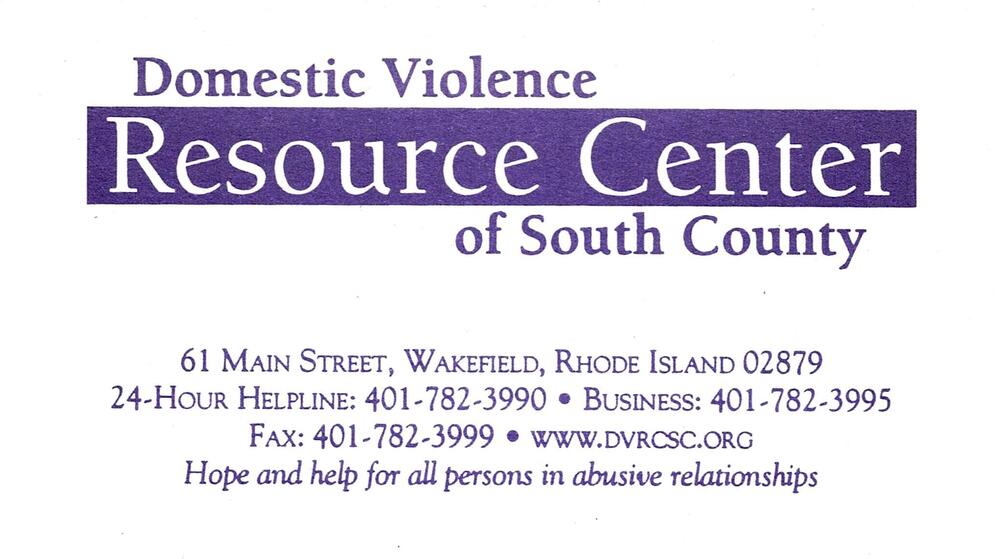 Domestic Violence Resource Center of South County