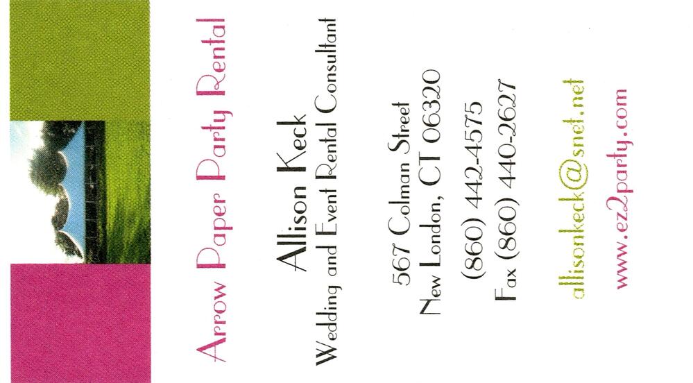 Arrow Paper Party Rental